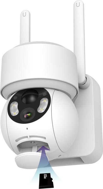 Produktbild Extralink Aussenkamera Smart Life SolarEye Pro kabellos, 2,5K, WLAN, 5200 mAh Akku, IP65 (2560 x 1440 Pixels)