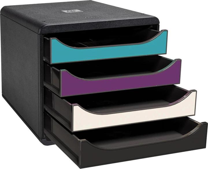 Image du produit Exacompta Schubladenbox BIG BOX, 4 Schubladen, Kollektion Titan (A4+)