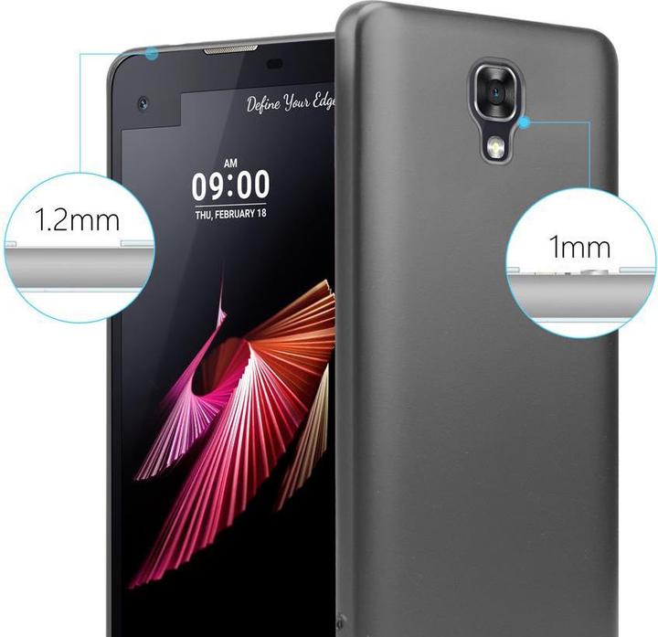 Actual product image Cadorabo TPU Matt Metallic Case for LG X SCREEN (LG X Screen)