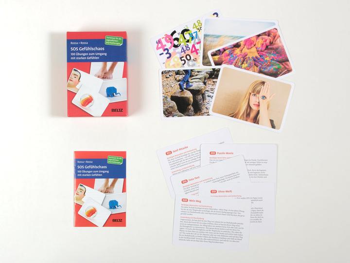 Image du produit Rossa:SOS sentiments, 100 cartes (Allemand)