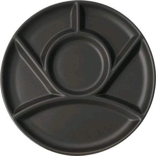 Produktbild Eva- Kochen und Haushalt Eva Fondueteller Schwarz Matt Ø22 cm