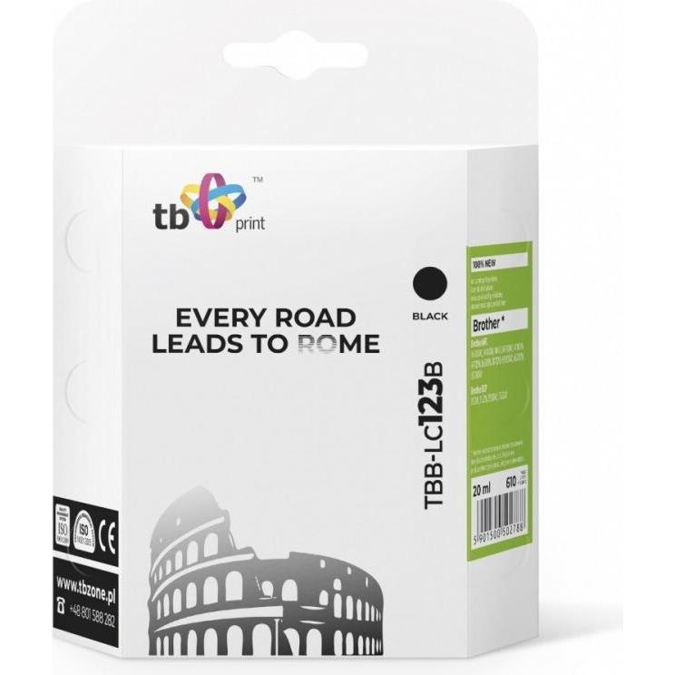 Print, Cartucce, Tusz do Brother LC123 TBB-LC123B BK (FC)