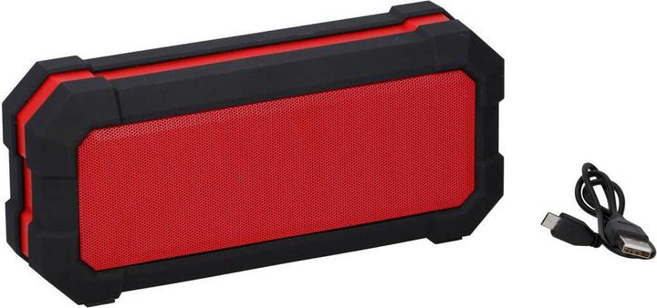 Actual product image Dunlop Bluetooth Speaker (red, 20.5cm × 5cm × 9.2cm, 0.44kg)
