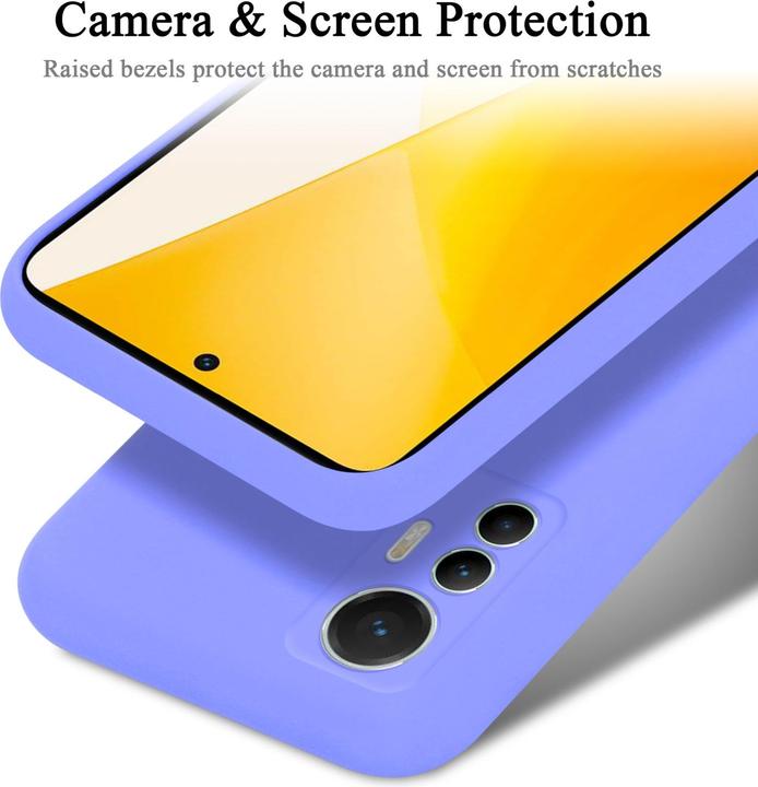 Actual product image Cadorabo TPU Liquid Silicone Case Cover for Xiaomi 12 LITE (Xiaomi 12 Lite)