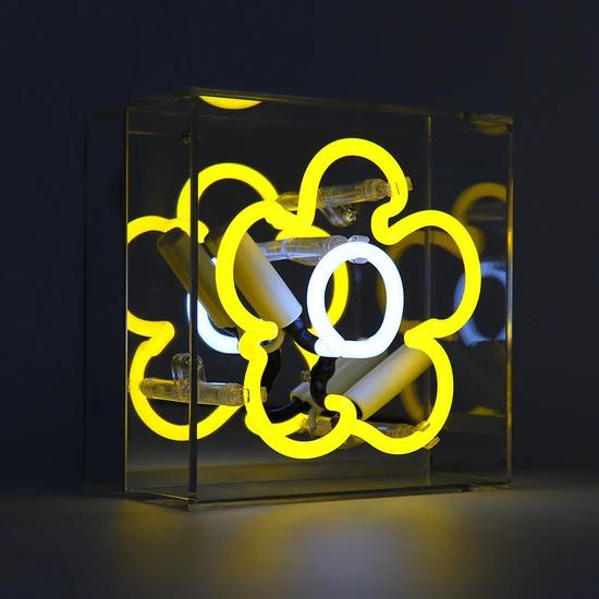 Actual product image Locomocean Mini Acrylic Box Neon - Margritli yellow