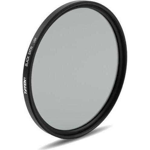 Tiffen Black Satin Filter, #1/2 (77 mm, Filtro di diffusione), Filtro fotografico, Nero