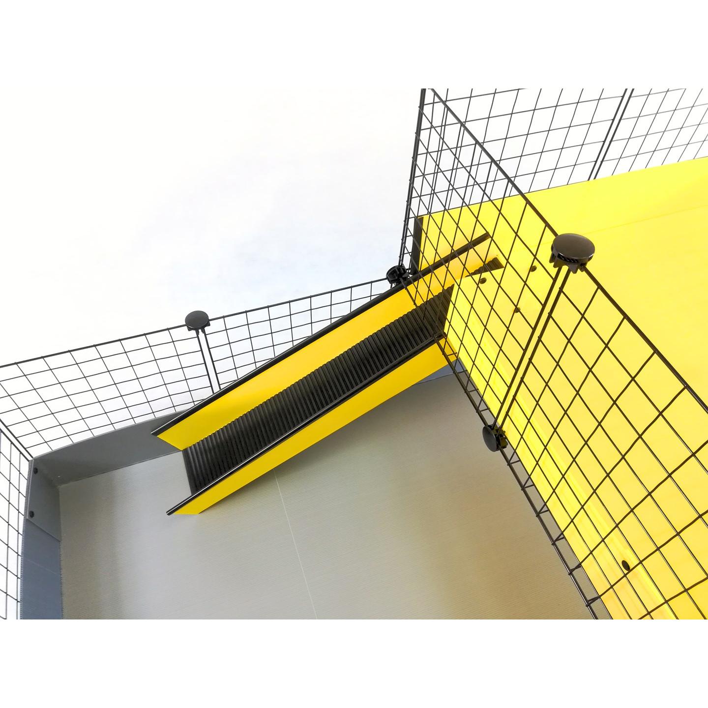 Thumbnail - C&C Modular cage 3x2 + Loft 2x1 + black Ramp, Gehege