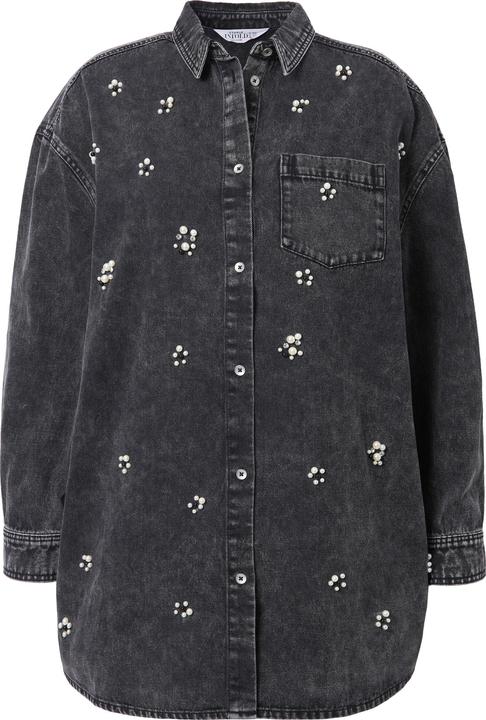 Produktbild Studio Untold Long-Jeanshemd, oversized, Zierperlen (46, 48)