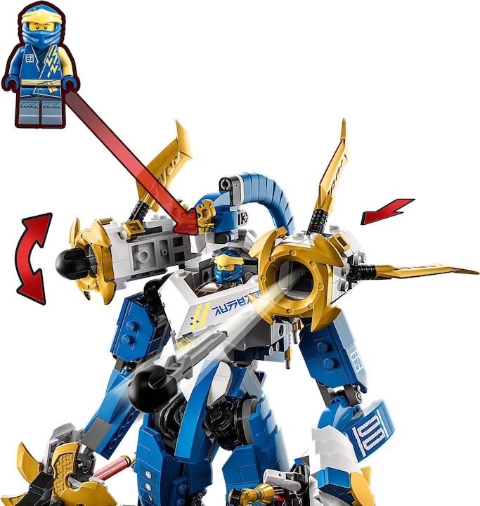 Actual product image LEGO Jay's Titan Mech (71785, LEGO Ninjago)