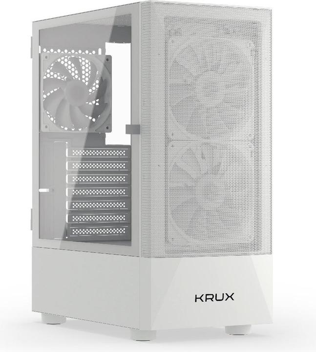 Produktbild Krux Vako White RGB (KRXD005) (mATX, ATX, Micro-ITX)