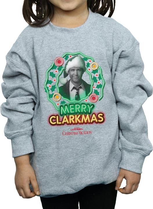 Actual product image National Lampoon´s Vacation Girls Greyscale Clarkmas Sweatshirt (116)