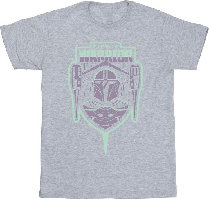 Produktbild Star Wars The Mandalorian Fierce Warrior Patch TShirt (M)