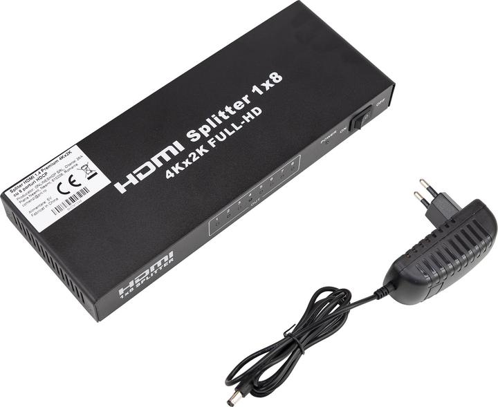 Image du produit PNI Séparateur HDMI 1.4 premium avec 8 ports HDCP 4Kx2K