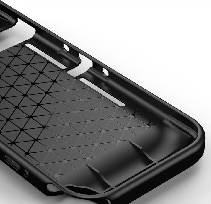 Produktbild Screenguard Nintendo Switch Hülle Carbon Brushed Soft TPU (Switch)