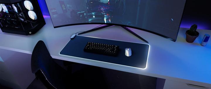 Actual product image Hyte CNVS Gaming Mouse Pad, ARGB - black (XXL)