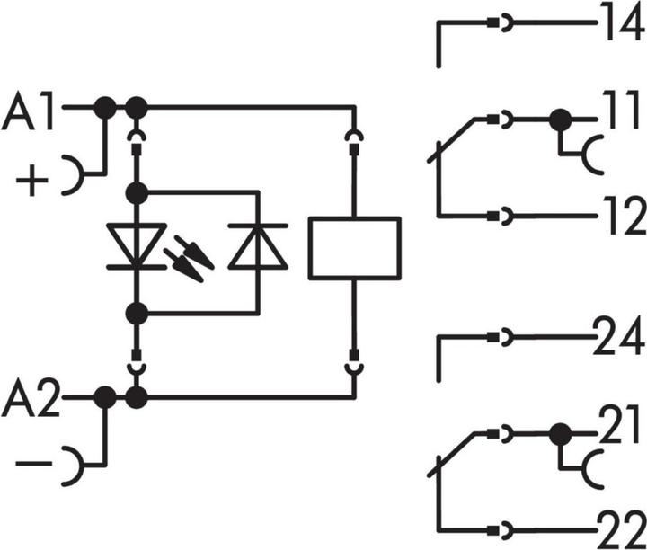 Actual product image Wago Plug-in socket (Relay socket)