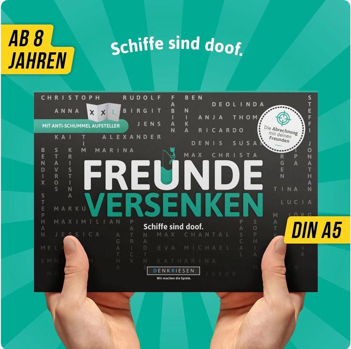 Produktbild Denkriesen Freunde Versenken (d) (Deutsch, 2 Spieler)