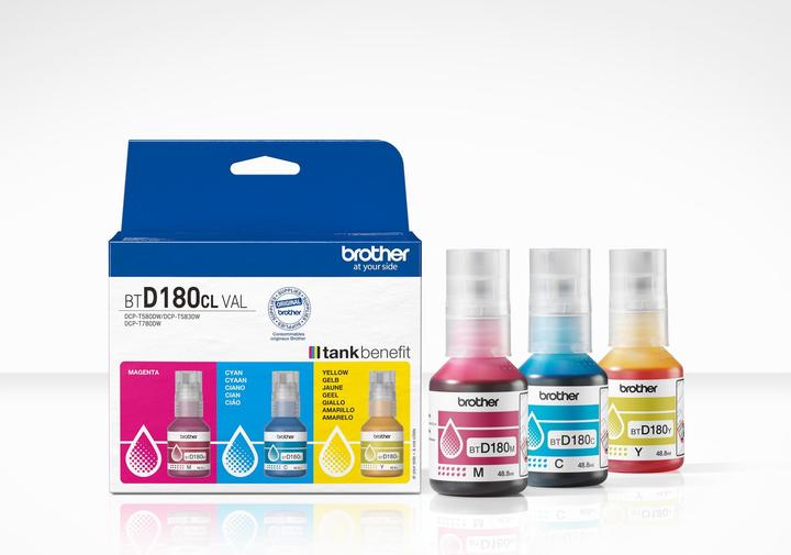 Actual product image Brother Bottle Value Pack C/M/Y (C, M, Y)