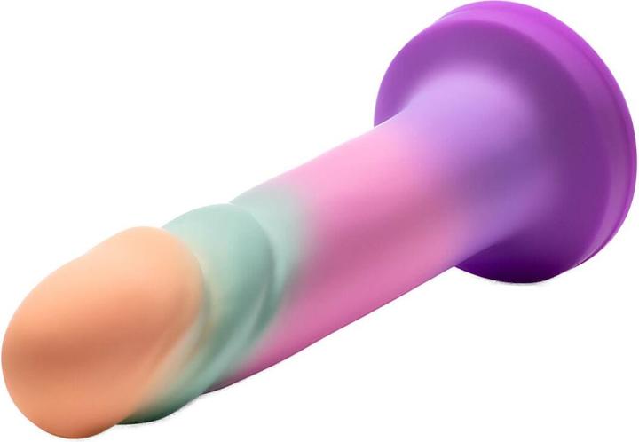 Actual product image Avant Blush Sunrise Gaze Artisan 7.5 Inch Dildo - Hand Crafted with Purio® Liquid Silicone Wrapped i
