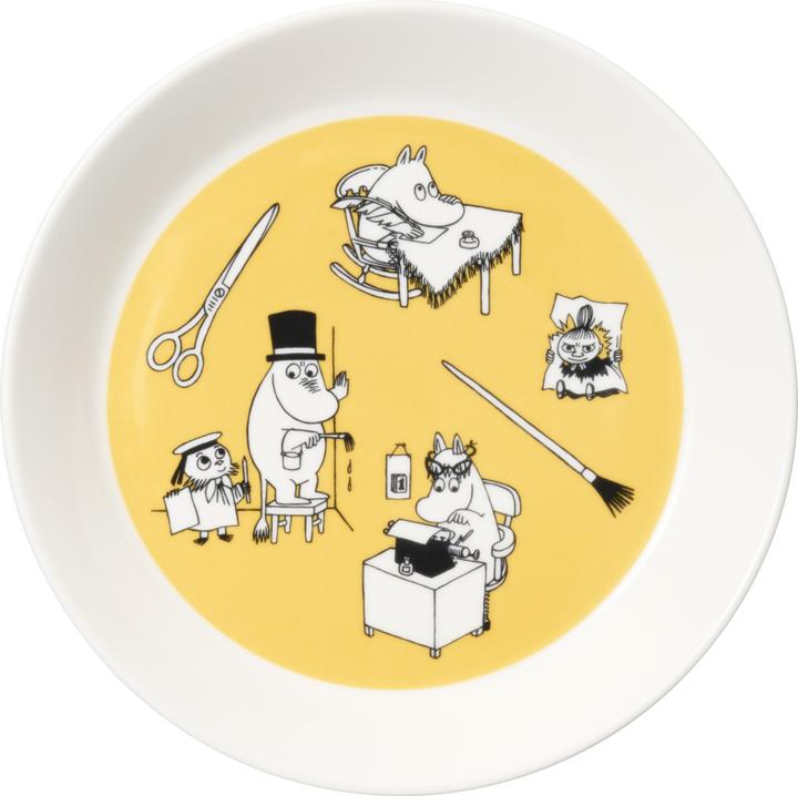 Moomin Ø 19 cm - Vitroporcelaen - Blå/gul