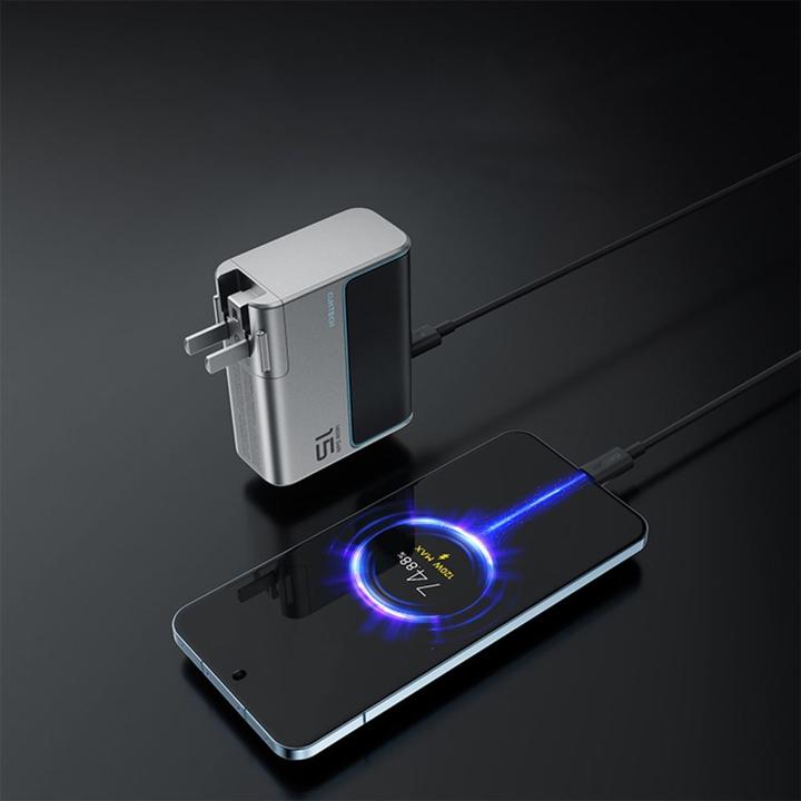 Produktbild Cuktech CKCTC615NCBK USB-C 6A 240W Kabel 1,5m - Schwarz (1.50 m, 240 W)