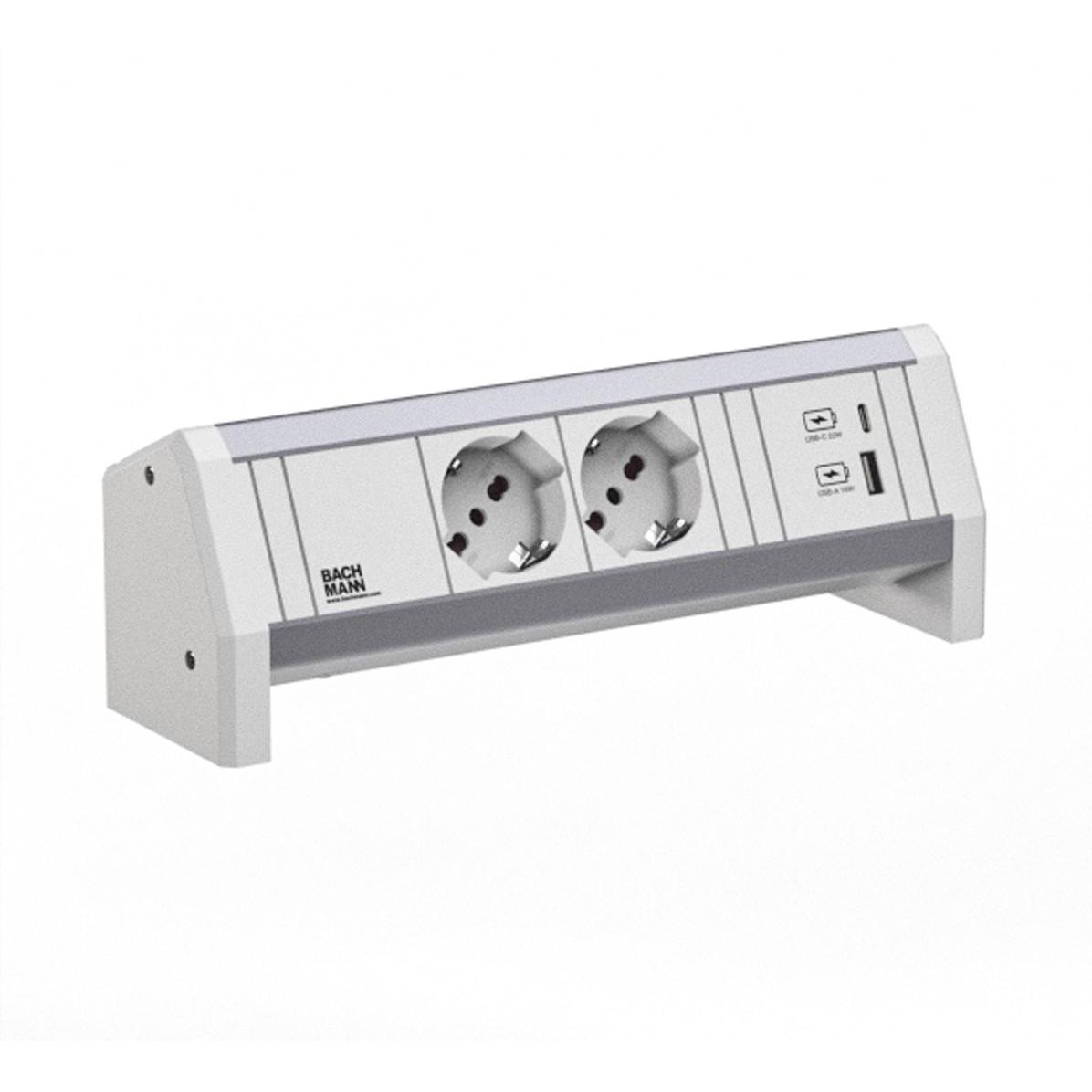 Bachmann, Steckdosenleiste, BACH Steckdosenleiste (2 x, GST18, 0.25 m)