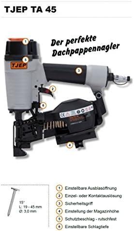 Actual product image Kyocera Tjep tagpappistol TA-45 - trykluftpistol til 3,0 x 19-45mm. incl. kuffert