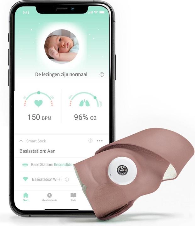 Owlet Smart Sock 3 (Baby Monitor Audio, 30 m)