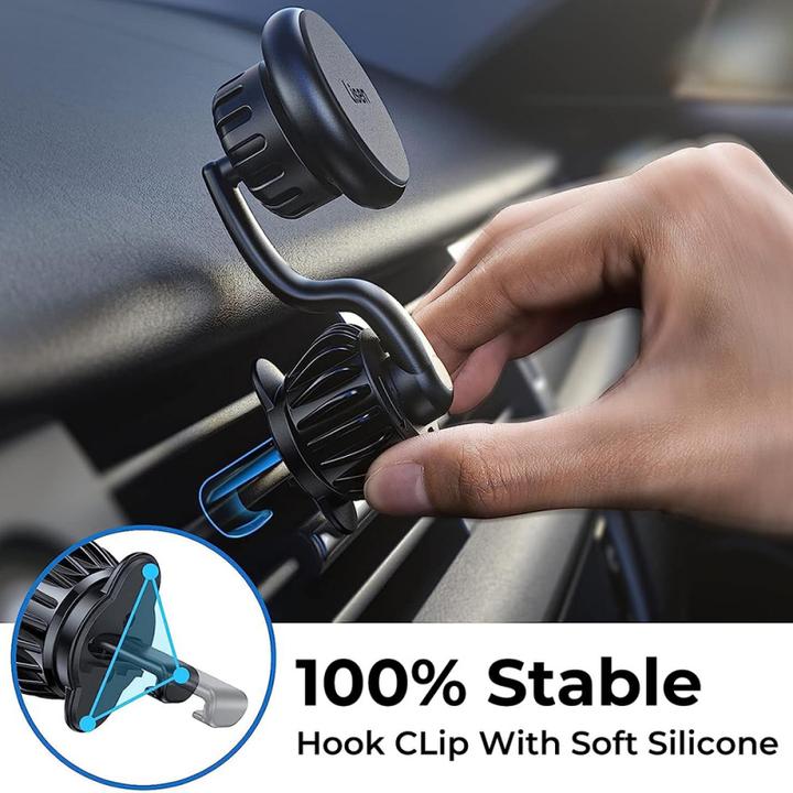 Actual product image Lisen Magnetic Car Holder Universal, Black