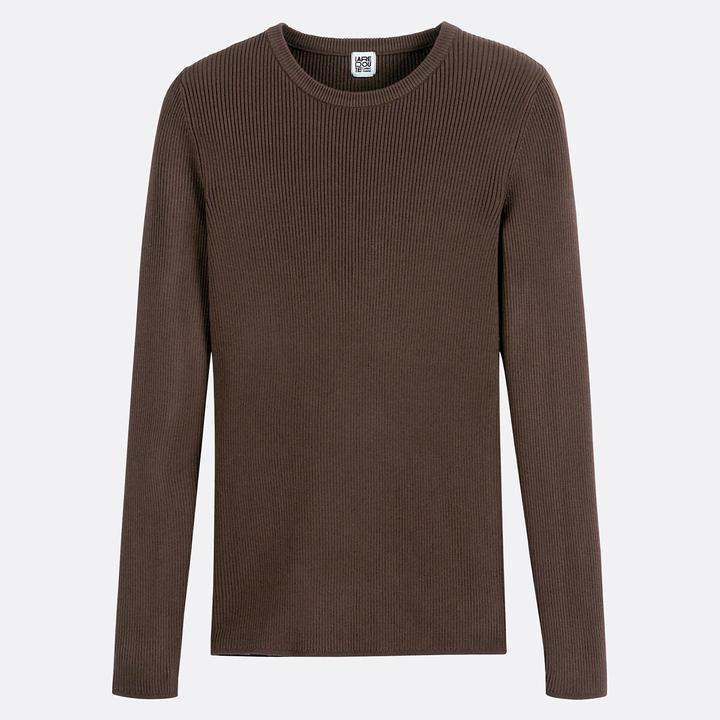 Produktbild La Redoute Collections Feinstrickpullunder mit rundem Ausschnitt (XXL)