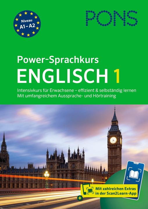 Actual product image Power-Sprachkurs Englisch 1 (English, German, 2024)