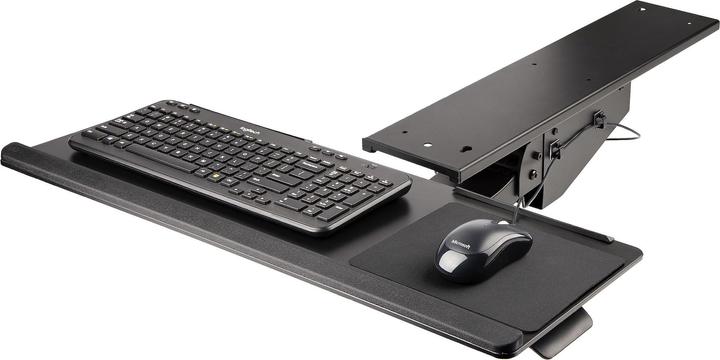 Actual product image StarTech com Under Desk Keyboard Tray - Full Motion & Height Adjustable Keyboard and Mouse Tray