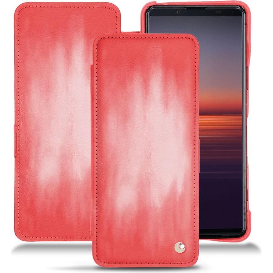 Thumbnail - Noreve Lederschutzhülle horizontal (Sony Xperia 5 II), Smartphone Hülle, Rosa