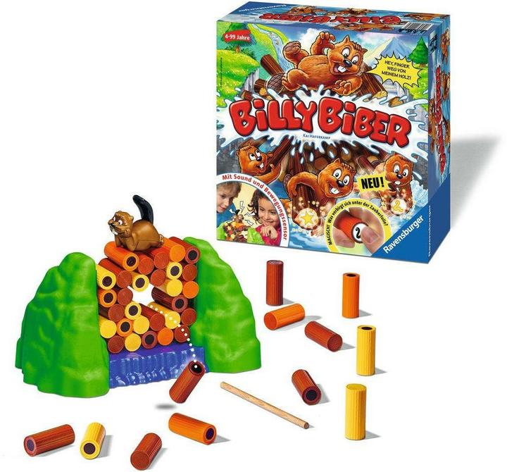 Actual product image Ravensburger Billy Beaver (Italian, French, German)