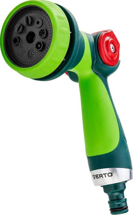 Image du produit Verto Pulvérisateur à pistolet 8 fonctions avec réglage continu du débit (15G704)