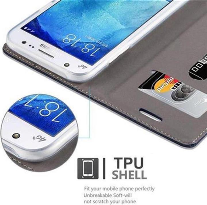 Actual product image Cadorabo Book Jeans Optics Cover (Samsung Galaxy J5 (2015))