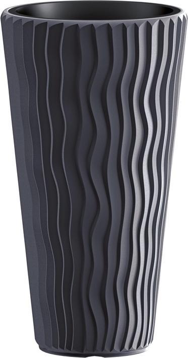 Produktbild Prosperplast Blumentopf mit Einsatz Sandy Slim DPSP400 Anthrazit (39 x 70.80 cm)