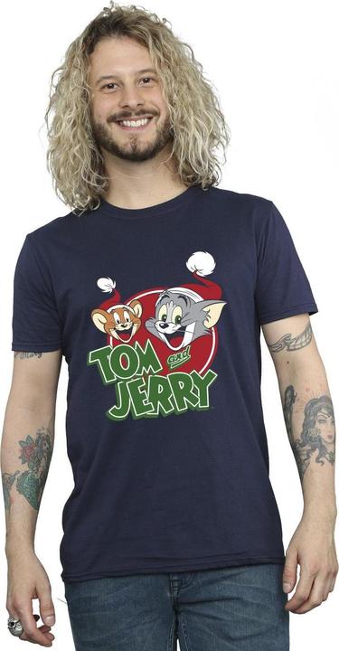 Produktbild Tom & Jerry Christmas Hat Logo TShirt (5XL)