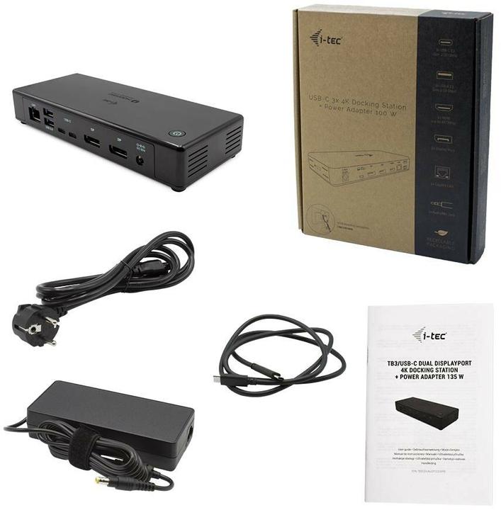 Produktbild i-tec TB3CDUALDPDOCKPDCH + PD 85W (Thunderbolt)