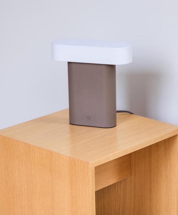 Actual product image Hübsch Sleek table lamp Brown/Light Grey (800 lm)