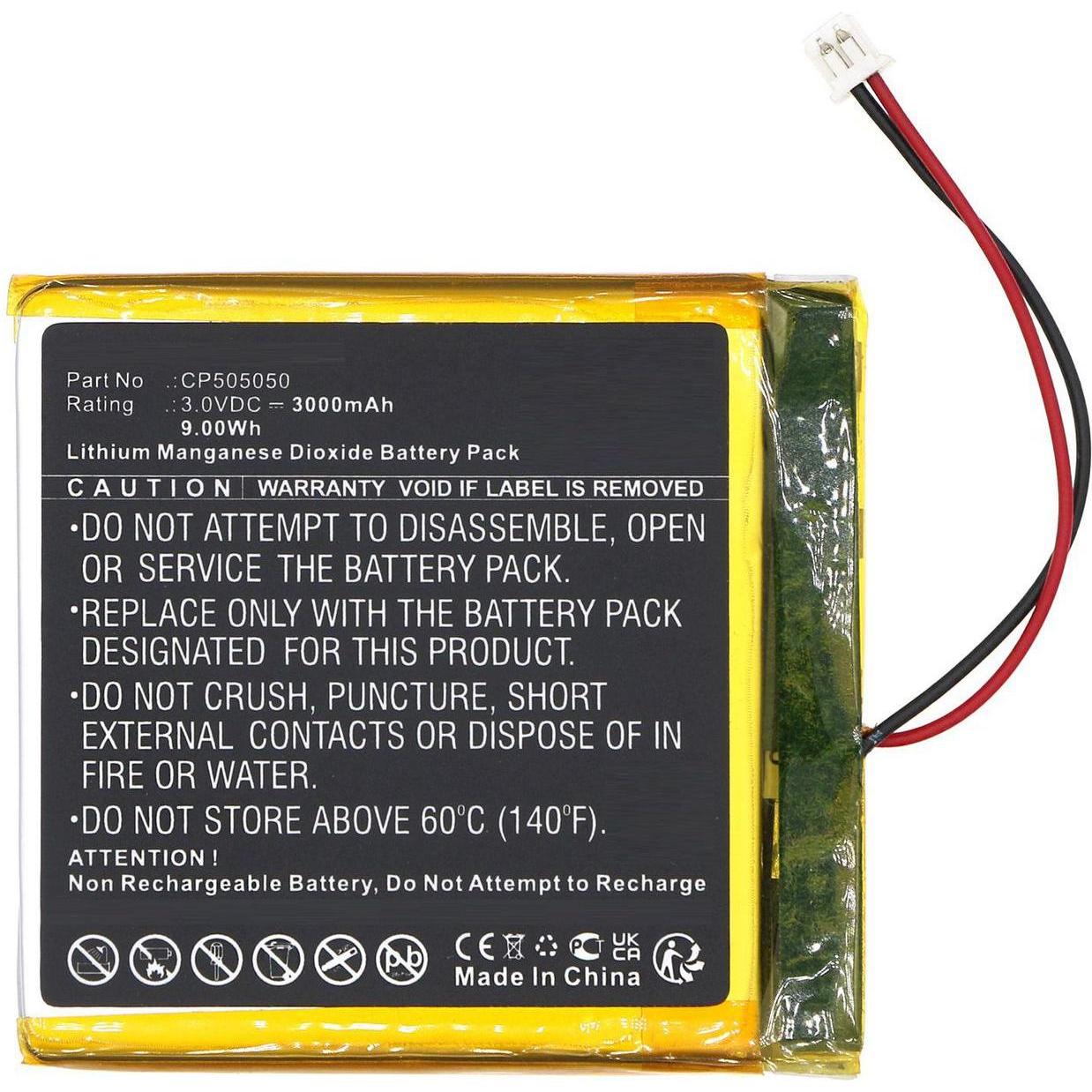 CoreParts Battery 3.0V 3000mAh 9.00Wh (3000 mAh), Notebook Akku