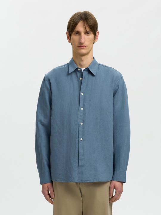 Immagine prodotto Selected Regular Fit Bluse aus Leinengemisch (XXL)