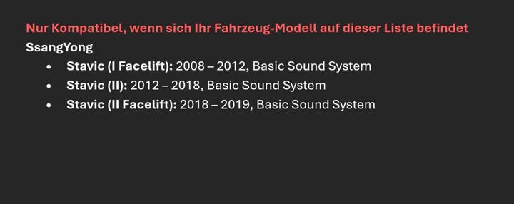 Produktbild Phoenix gold ZDAP-SY1 DSP Plug&Play Soundupgrade für SsangYong/Daewoo (4-Kanal-Verstärker)