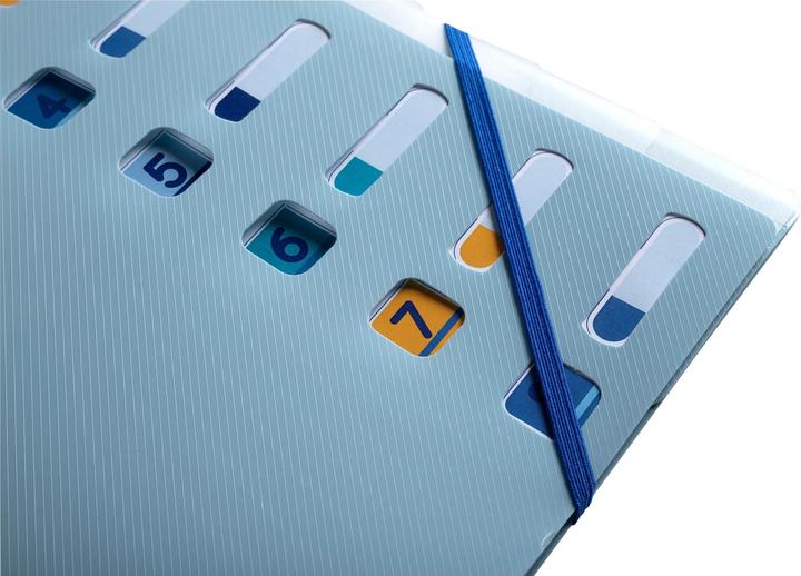 Produktbild Exacompta Fächermappen Set Bee Blue (A4, 1x)