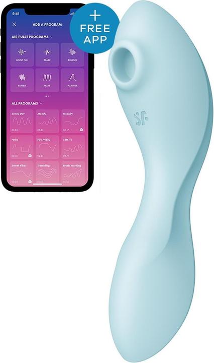 Actual product image Satisfyer Curvy Trinity 5 Plus - Blue