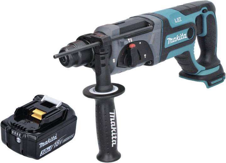 Actual product image Makita DHR 241 F1 cordless hammer drill 18 V 2.0 J SDS plus + 1x battery 3.0 Ah - without charger (Rechargeable battery operated)