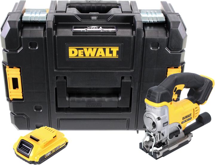 Productafbeelding DeWalt DCS 331 NT accu decoupeerzaag 18 V + 1x accu 2.0 Ah + TSTAK - zonder lader