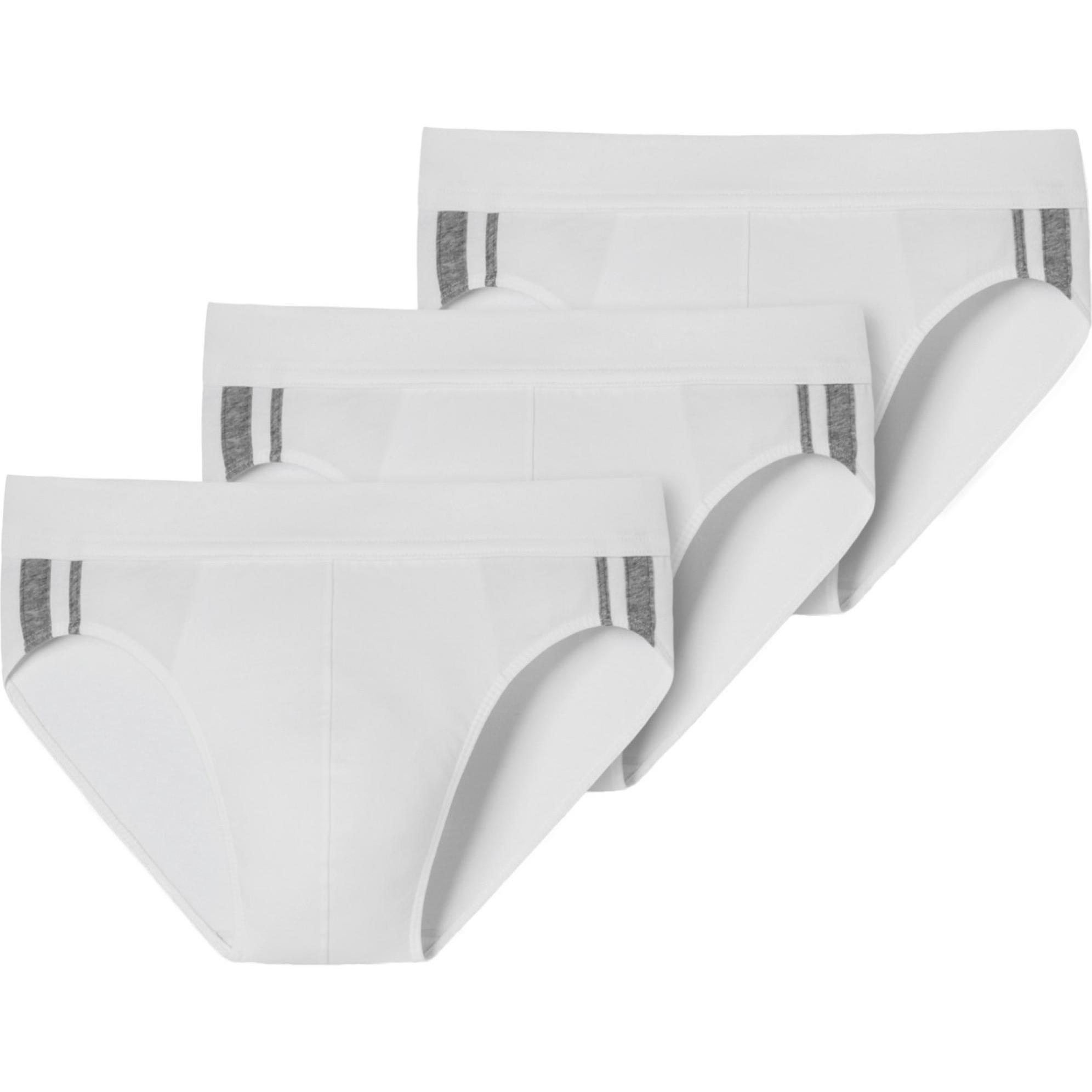 Schiesser, Herren, Unterhosen, Slips, Weiss, (7, 3er Pack)