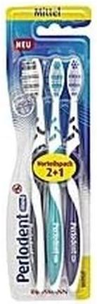 Actual product image MGA Fighter Medium Toothbrush 3 Pieces (Medium, 3 x)