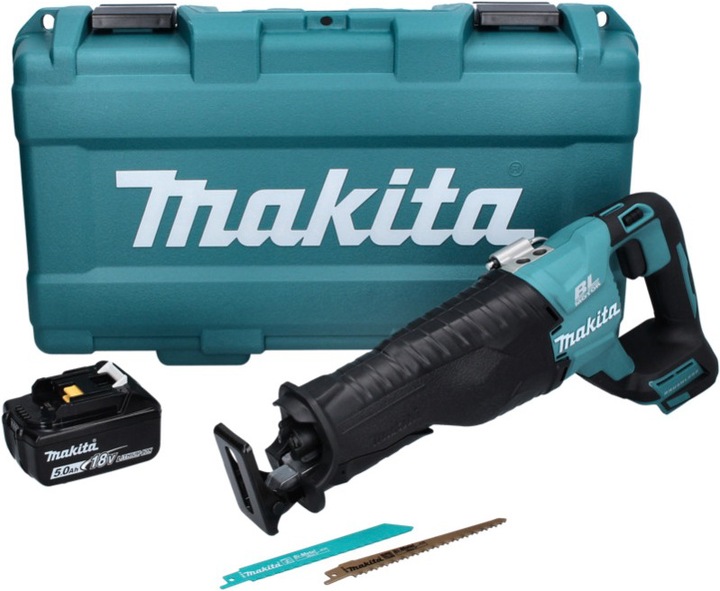 Produktbild Makita DJR 187 T1K Akku Reciprosäge 18 V Brushless + 1x Akku 5,0 Ah + Koffer - ohne Ladegerät